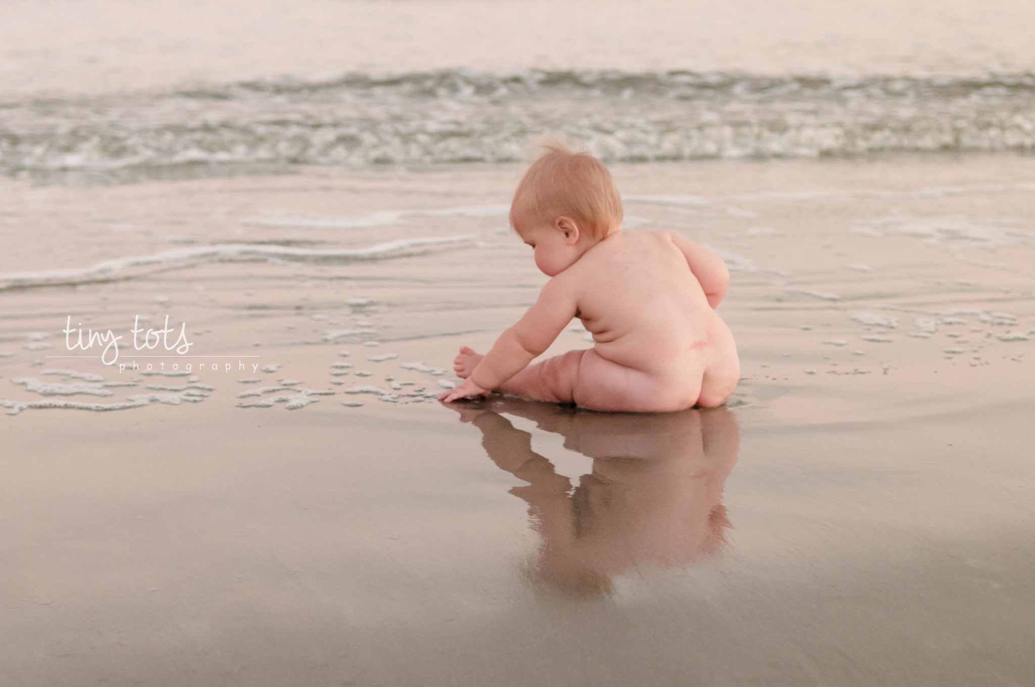 9 month old baby beach photos