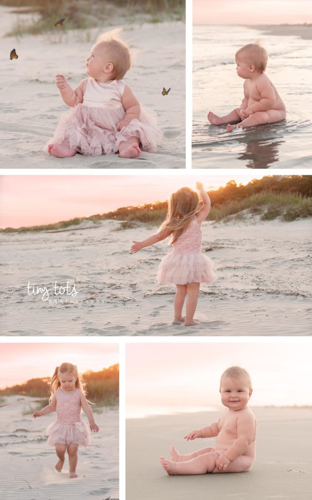 9 month old baby beach photos